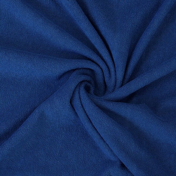 Kvalitex Froté plachta jednolôžko 100x200cm tmavo modrá