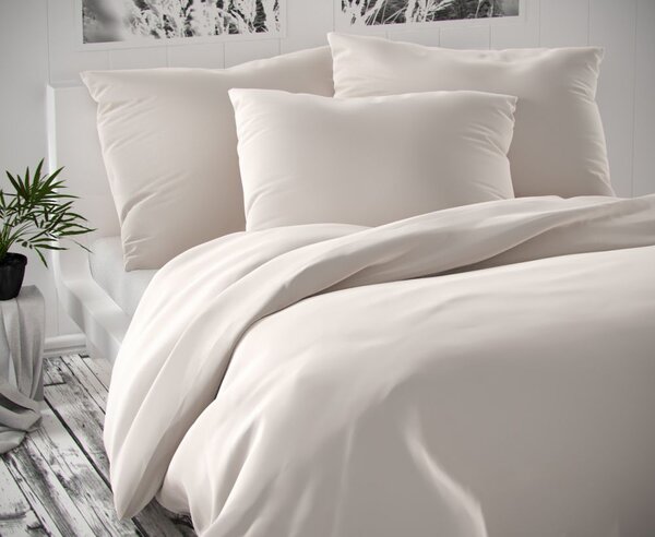 Kvalitex Saténové postel'né obliečky Luxury Collection biele 140x200, 70x90cm