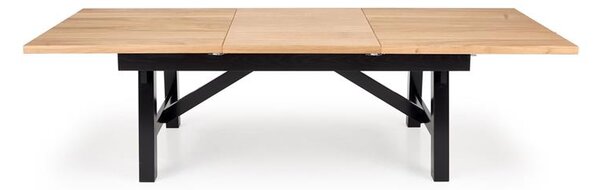 Halmar FIESTA jedálenský stôl rozkladací 200-280cm , dub prírodný / čierny