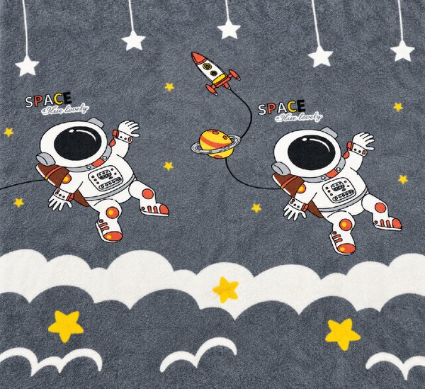 Didatex Mikroplyšová deka COSMONAUTS |150 × 200 cm Rozmer: 150 x 200 cm