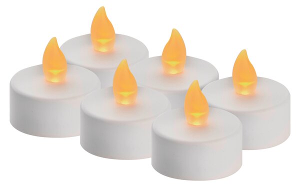SADA LED SVIEČOK 6-dielne plast XXXL - Sviečky & svietniky