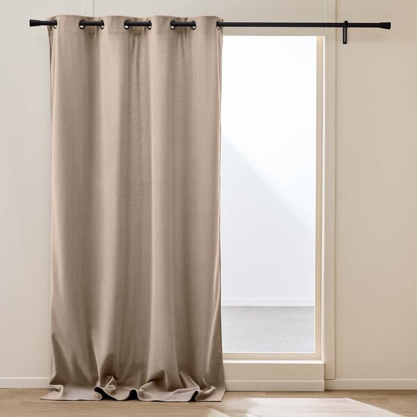 Hnedý menčestrový termo záves 140x260 cm Madison – douceur d'intérieur