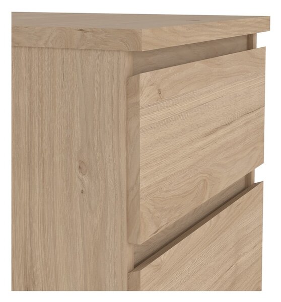Komoda v dekore duba v prírodnej farbe 40x111x50 cm Naia – Tvilum