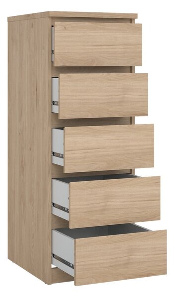 Komoda v dekore duba v prírodnej farbe 40x111x50 cm Naia – Tvilum