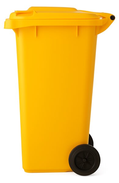 Smetná nádoba žltá 240 l