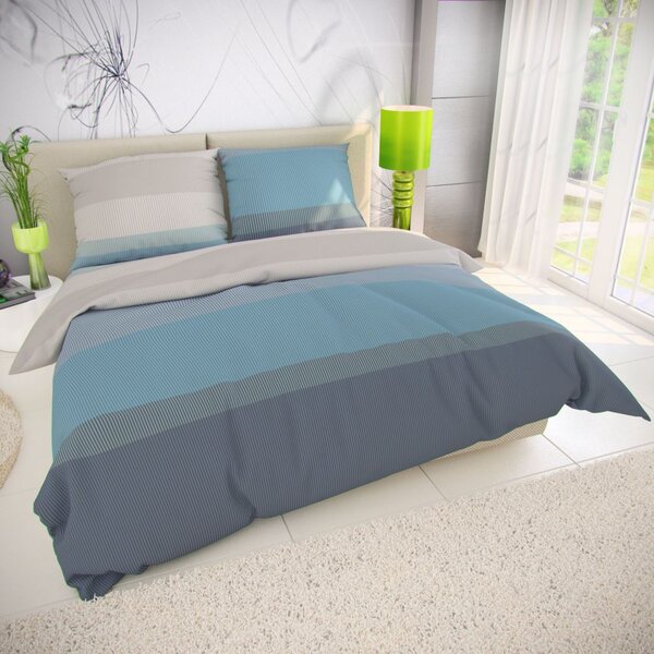Kvalitex Klasické posteľné bavlnené obliečky NEPTUNE 140x200, 70x90cm