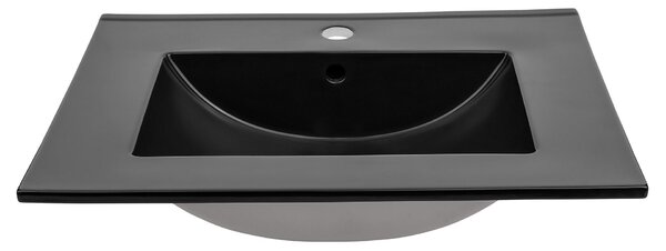 Keramické umývadlo UM-8003-80 | čierna 80 cm