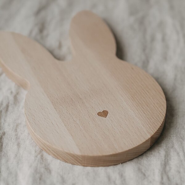 Servírovacia doska Rabbit Beech Wood – small