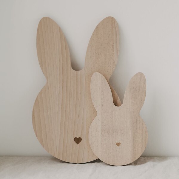 Servírovacia doska Rabbit Beech Wood – small