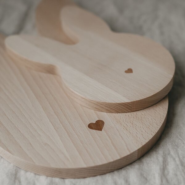 Servírovacia doska Rabbit Beech Wood – small
