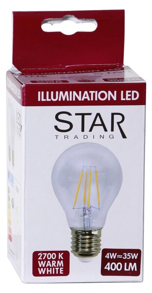 LED žiarovka E27 A60 Clear
