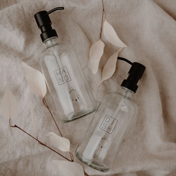 Dávkovač prípravku na riad Dishsoap Transparent 500 ml