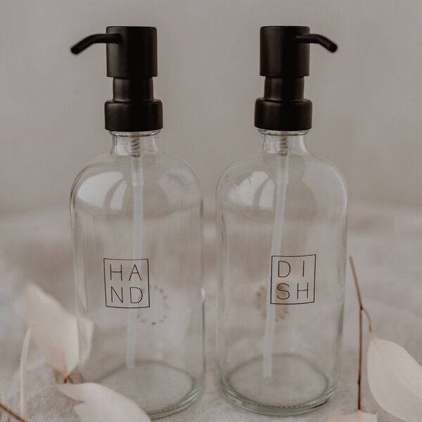 Dávkovač prípravku na riad Dishsoap Transparent 500 ml