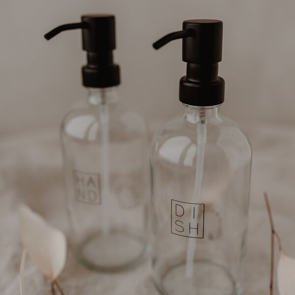 Dávkovač prípravku na riad Dishsoap Transparent 500 ml