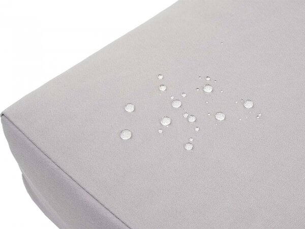 Set 2 polyratanových kresiel HWC-G16 - čierna, podušky svetlosivé