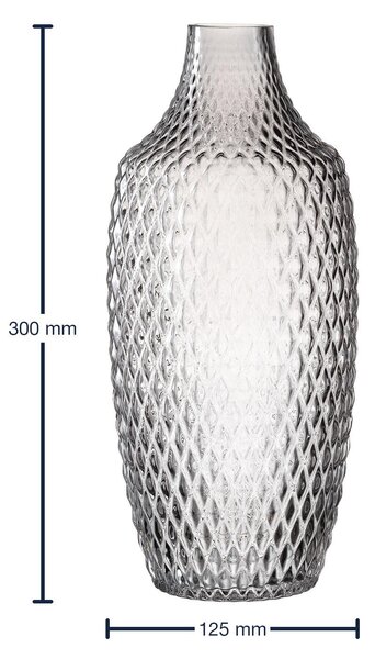 VÁZA, sklo, 30 cm Leonardo - Vázy