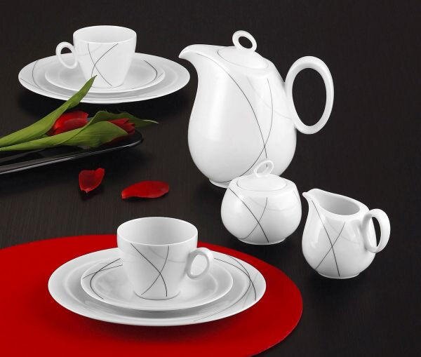 TANIERIK POD ŠÁLKU Trio Highline 16 cm Seltmann Weiden - Hrnčeky & šálky
