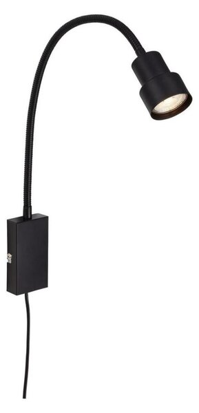 Briloner 2085-015 - LED Dotyková nástenná lampa TUSI 1xGU10/5W/230V čierna