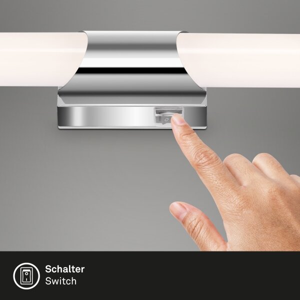 Briloner 2111-018 - LED Kúpeľňové nástenné svietidlo SPLASH LED/6,5W/230V IP44