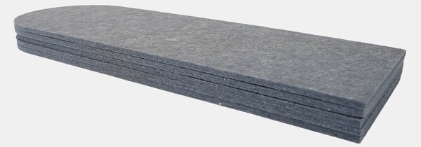 Sinsay - Filcové nástenné panely 5 pack - tmavosivá