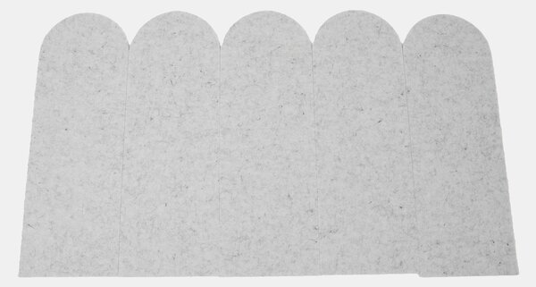 Sinsay - Filcové nástenné panely 5 pack - svetlošedá