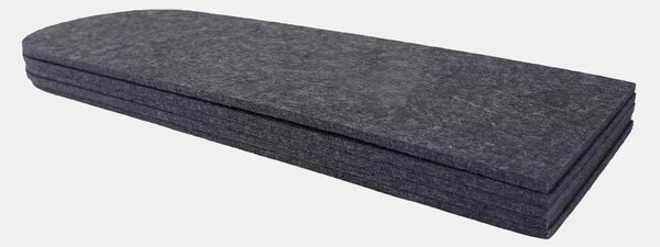 Sinsay - Filcové nástenné panely 5 pack - čierna