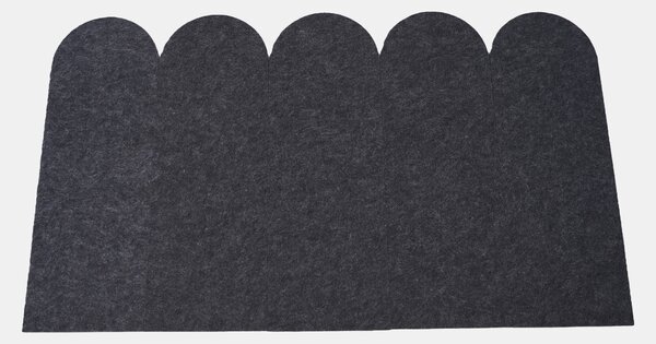 Sinsay - Filcové nástenné panely 5 pack - čierna