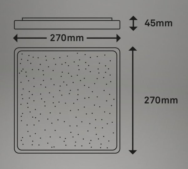 Briloner 3748-414 - LED Stropné svietidlo LINO LED/15W/230V matný chróm