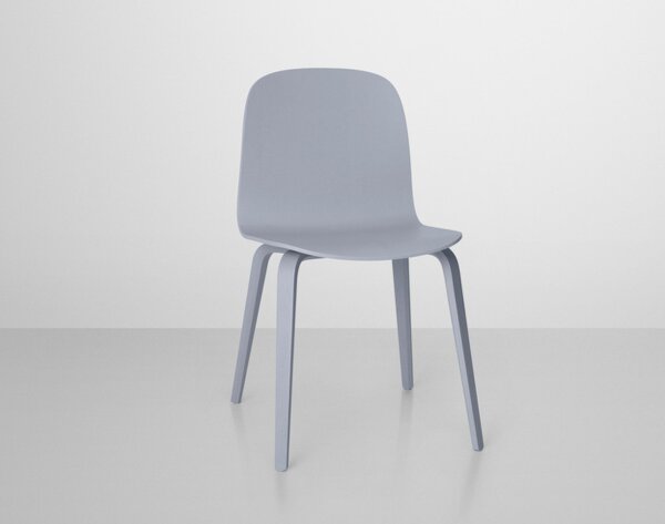 Muuto Stolička Visu, wood base, grey, STK