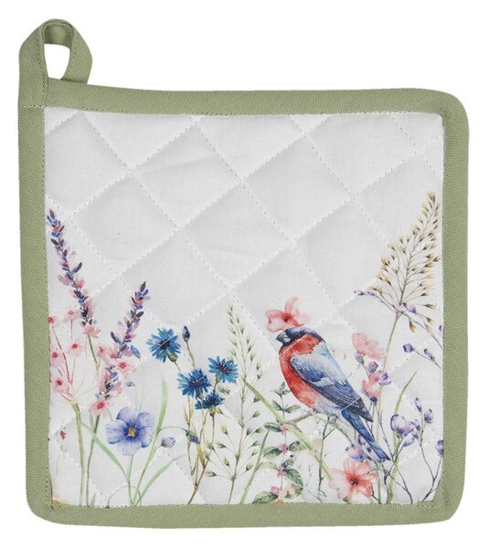 Kuchyňská bavlněná podložka pod hrnec So Floral - 20 * 20 cm - Clayre & Eef