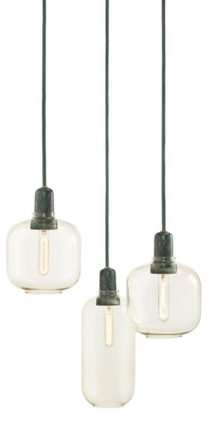 Normann Copenhagen Závesná lampa Amp Large, gold/green 502119
