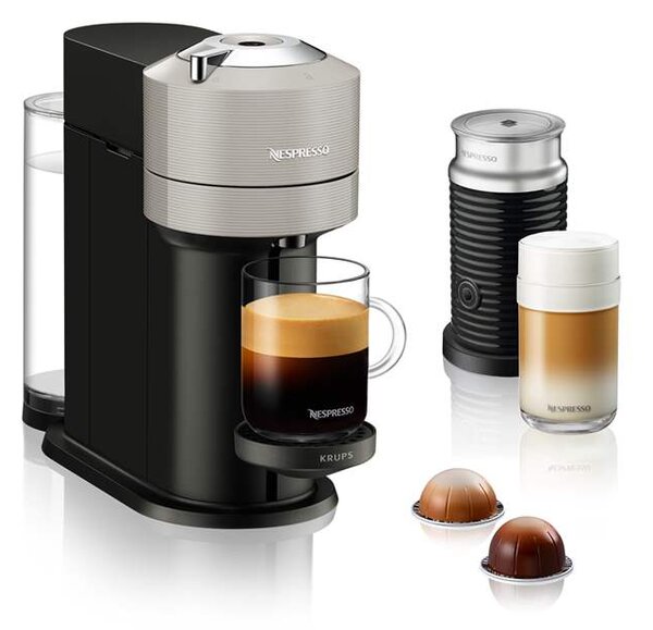 Kapsulový kávovar Krups Nespresso Vertuo Next Light Grey XN911B10