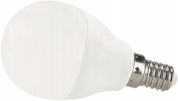 SADA 6x LED žiarovka G45 E14 8W 705lm - studená biela