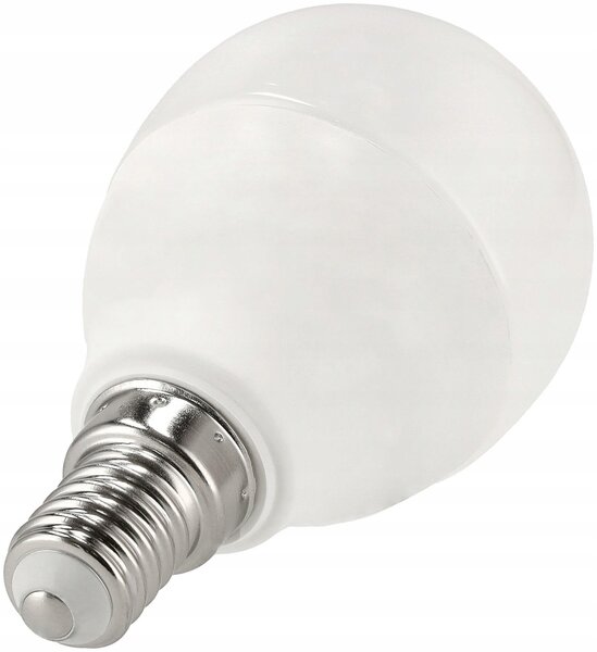 SADA 6x LED žiarovka G45 E14 8W 705lm - studená biela