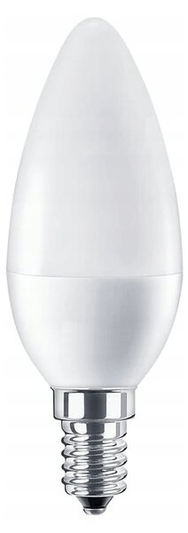 SADA 6x LED žiarovka E14 7W 600lm Neutrálna farba 4500K Denné svetlo C37