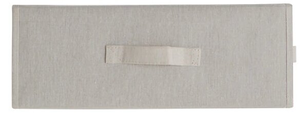 5Five® Ľanový úložný skladací box na posteľnú bielizeň, skladací 40,5 x 15,5 x 31,5 cm - 2ks