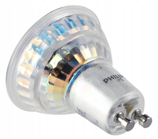 SADA 10x GU10 LED žiarovka PHILIPS 4,9W 550lm - studená biela