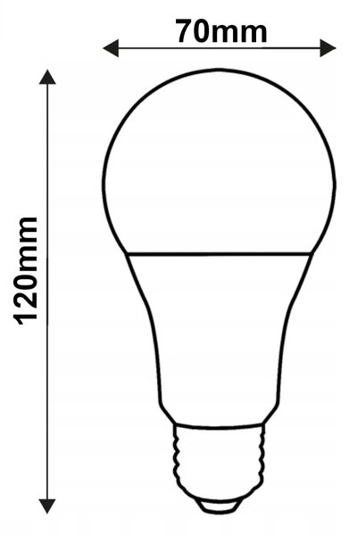 SADA 6x LED žiarovka E27 15W 1650lm 4000K - neutrálna biela