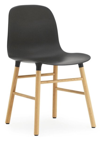 Normann Copenhagen Stolička Form, black/oak