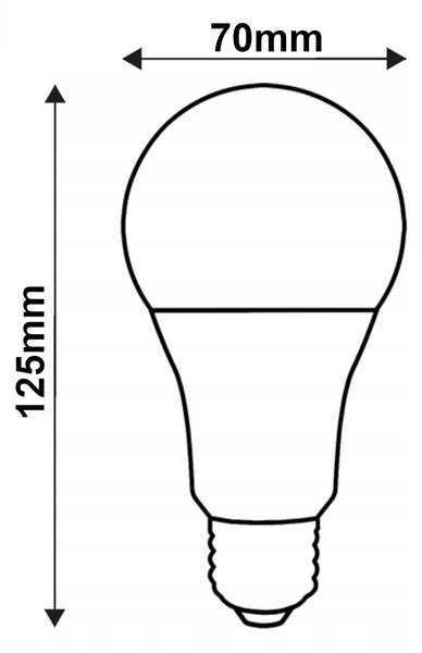 SADA 6x LED žiarovka E27 18W 1980lm 4000K - neutrálna biela