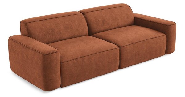 Terakotová ženilková pohovka 244 cm Omao – Makamii