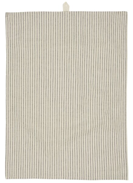 Bavlnená utierka Asger Natural/Dusty Blue Stripes 50 x 70 cm