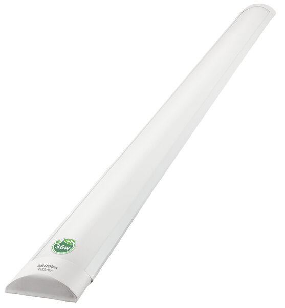 BERGE Sada 2 LED žiaroviek 120 cm prisadené panelové svietidlo 36 W 3600 lm denné svetlo farba