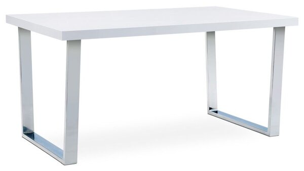 Jedálenský stôl v bielom lesku 150 (a-2088 biely)