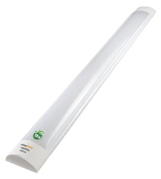 BERGE Sada 2 LED žiaroviek 60 cm prisadené panelové svietidlo 18 W 1800 lm denné svetlo farba