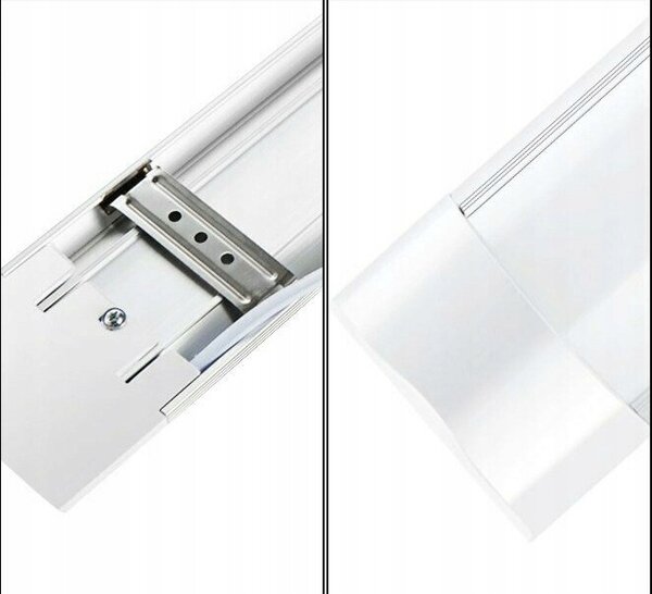 BERGE Sada 2 LED žiaroviek 60 cm prisadené panelové svietidlo 18 W 1800 lm denné svetlo farba