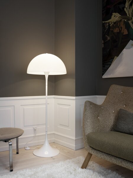Stojacia lampa Panthella Opal White