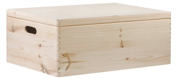ČistéDrevo Drevený box s vekom 60 x 40 x 23 cm