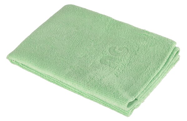 Mikrovláknová utierka 40x40 na sušenie a leštenie, hrubá 300g/m2, zelená