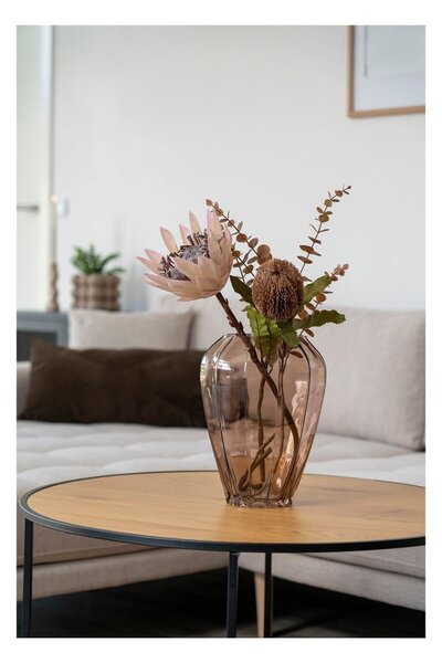 Hnedá sklenená váza (výška 29 cm) – House Nordic